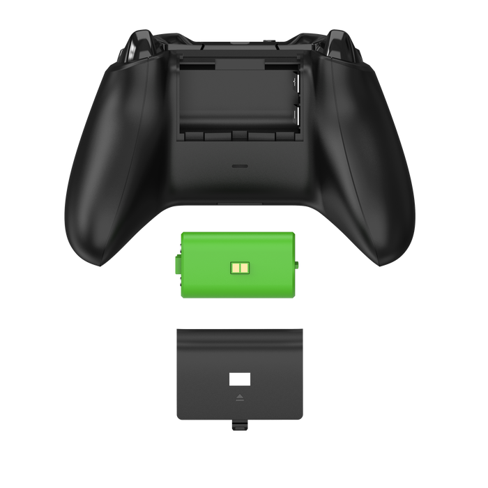 Piles et câble de recharge X1A de Surge noirs pour deux manettes Xbox de série X