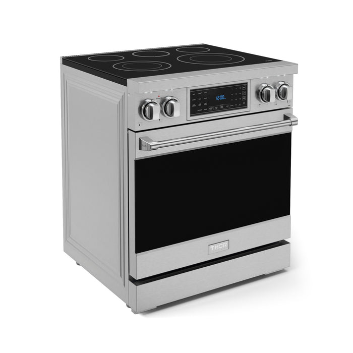 Cuisinière électrique amovible de style professionnel collection Gordon Ramsay de Thor Kitchen de 30 po avec panneau de commande tactile inclinable - RSE30