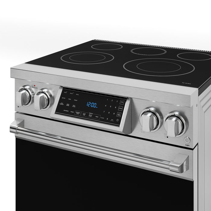 Cuisinière électrique amovible de style professionnel collection Gordon Ramsay de Thor Kitchen de 30 po avec panneau de commande tactile inclinable - RSE30