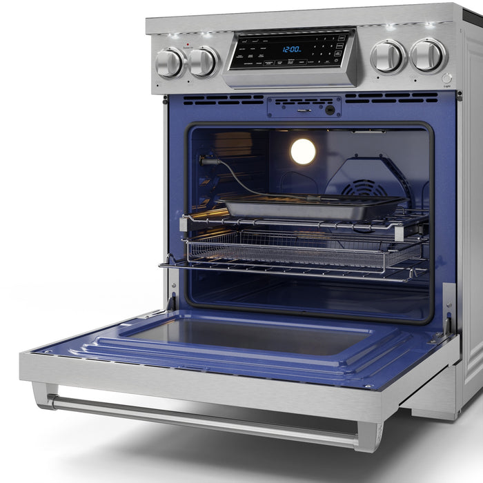 Cuisinière électrique amovible de style professionnel collection Gordon Ramsay de Thor Kitchen de 30 po avec panneau de commande tactile inclinable - RSE30