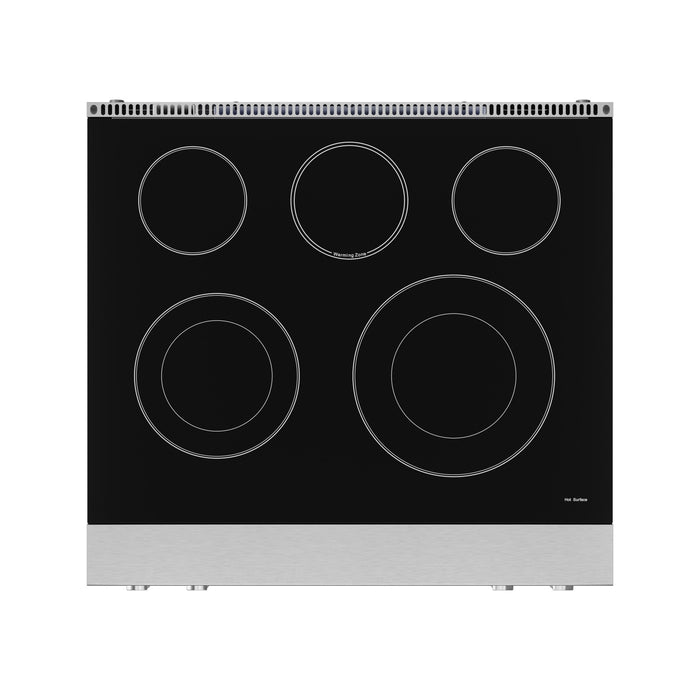 Cuisinière électrique amovible de style professionnel collection Gordon Ramsay de Thor Kitchen de 30 po avec panneau de commande tactile inclinable - RSE30