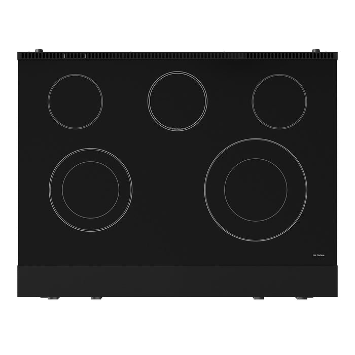 Cuisinière électrique amovible de style professionnel collection Gordon Ramsay de Thor Kitchen de 36 po avec panneau de commande tactile inclinable - RSE36B