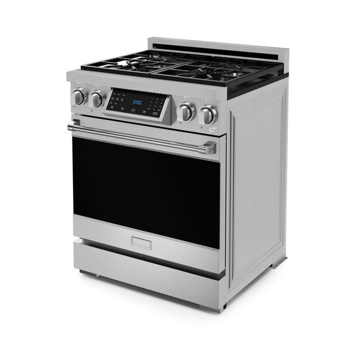 Cuisinière à gaz amovible de style professionnel collection Gordon Ramsay de Thor Kitchen de 30 po avec panneau de commande tactile inclinable - RSG30