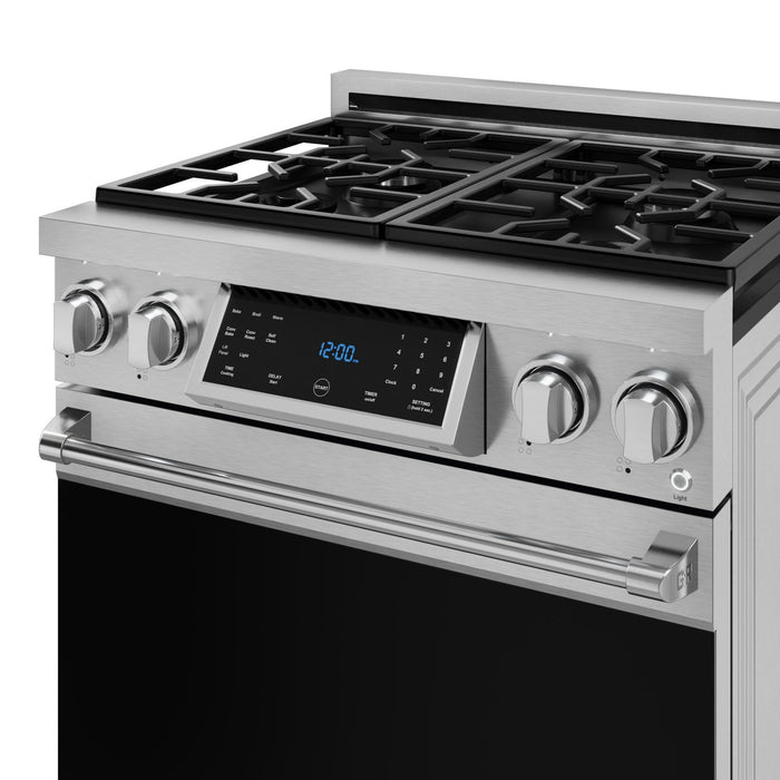 Cuisinière à gaz amovible de style professionnel collection Gordon Ramsay de Thor Kitchen de 30 po avec panneau de commande tactile inclinable - RSG30