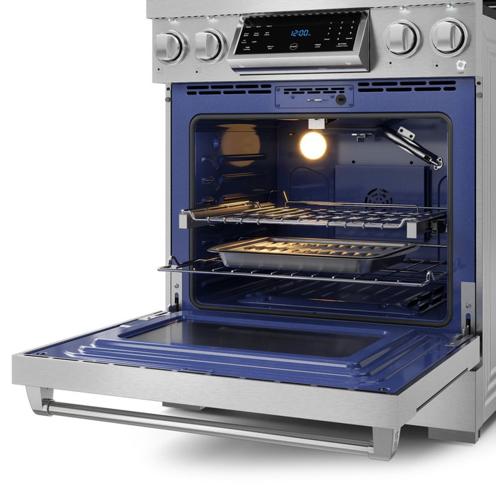 Cuisinière à gaz amovible de style professionnel collection Gordon Ramsay de Thor Kitchen de 30 po avec panneau de commande tactile inclinable - RSG30
