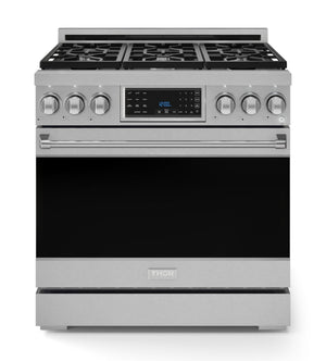 Cuisinière à gaz amovible de style professionnel collection Gordon Ramsay de Thor Kitchen de 36 po avec panneau de commande tactile inclinable - RSG36