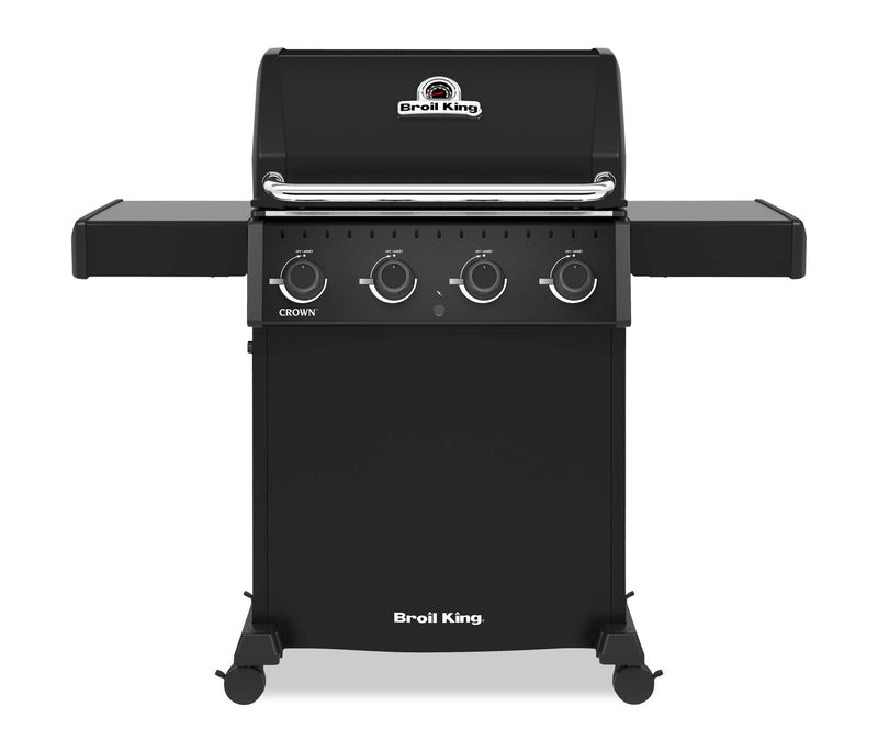 Barbecue à gaz propane CrownMC 410 Shadow de Broil King de 40 000 BTU et housse de barbecue Dyna-Glo 