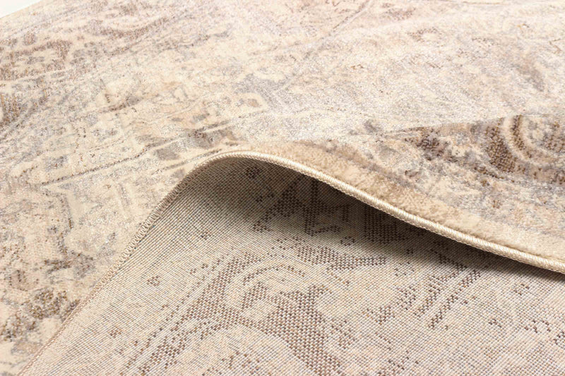 Tapis Traditionnel Selena 5'0\" x 5'0\" en Gris