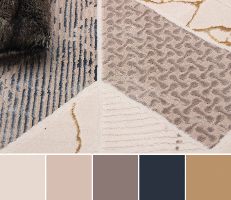 Carpette Paige ivoire - 5 pi 0 po x 8 pi 0 po   