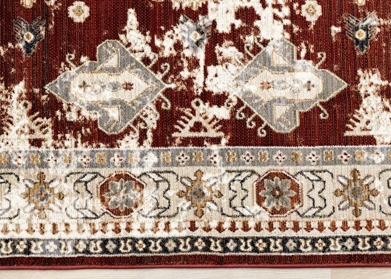 Carpette Sydney traditionnelle et élégante pour l'intérieur - 5 pi 3 po x 7 pi 10 po