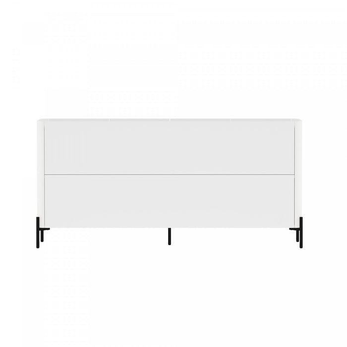 Buffet moderne Abbey 67\" en blanc