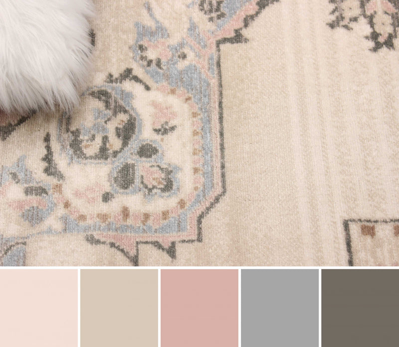 Carpette Myra ivoire - 5 pi 0 po x 8 pi 0 po   