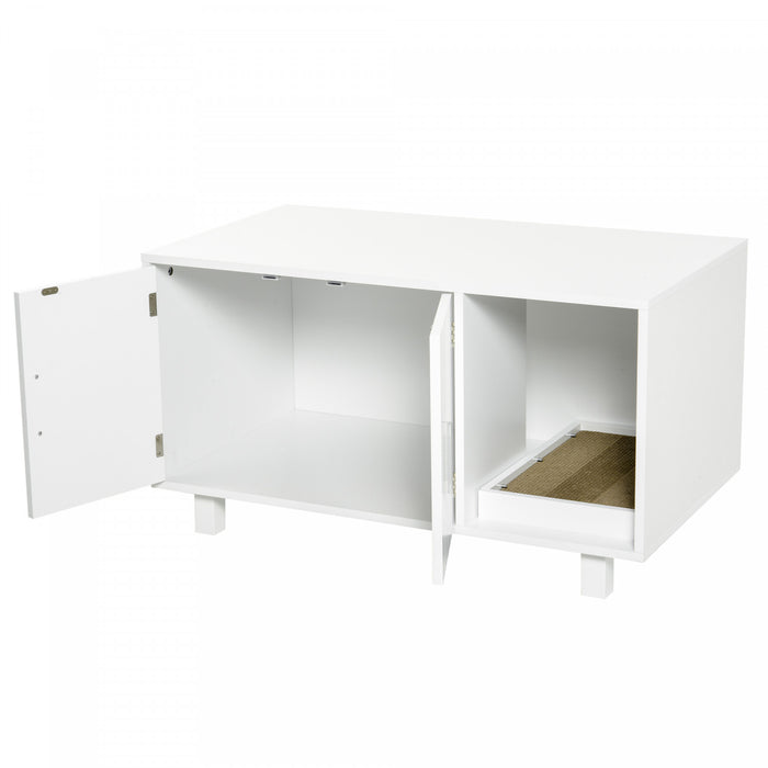 Portes Magnetiques Scratcher Blanc