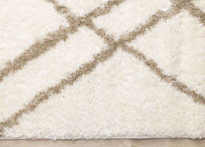 Carpette à poil long douce Taylor - 5 pi 3 po x 7 pi 7 po