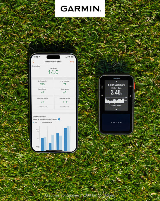 Garmin Approach G20 Caddy De Parcours Solaire - Gps De Golf Portable Lisible En Plein Soleil De 2,2\", Coach Virtuel Avec 43 000 Parcours Precharges Dans Le Monde Entier