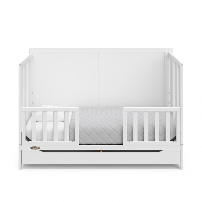 Graco Melrose Lit de bebe convertible 5-en-1 avec tiroir - Blanc