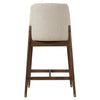 Clara Rubber Wood Bar Stool Set of 2,Walnut | Clara – Lot de 2 tabourets de bar en bois d’hevea, finition noyer