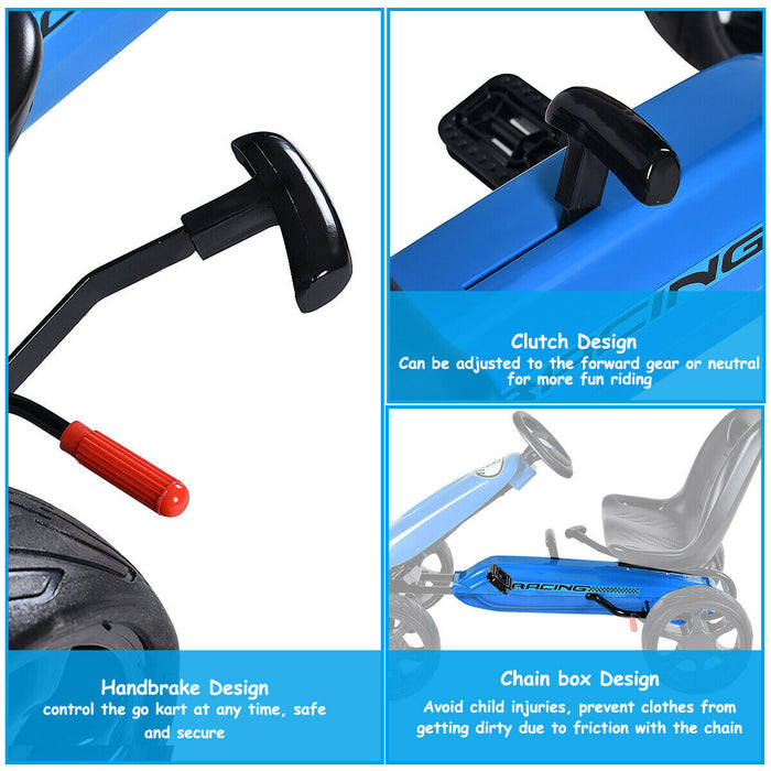 Kart A Pedales Pour Enfant Costway