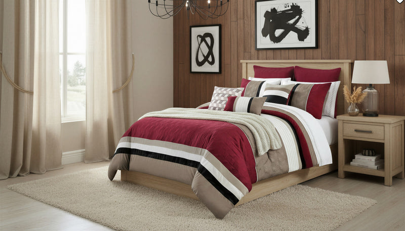 Ensemble Douillette Madison 7 Morceaux pour Grand Lit