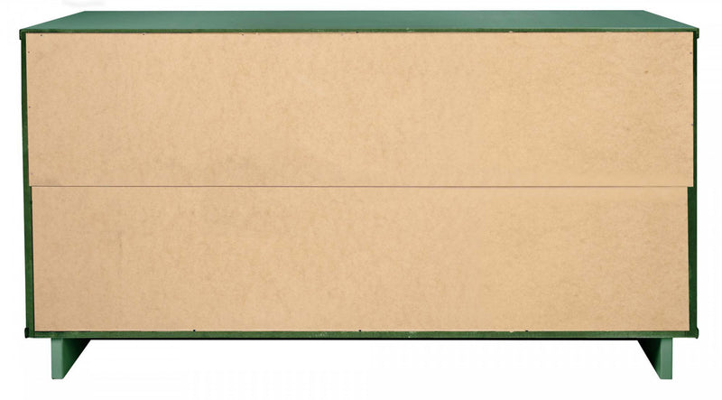 Commode Granville Modern 55\" en vert sauge (6 tiroirs)