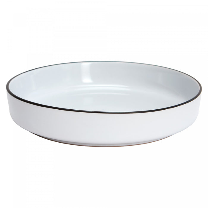 Cena Home Ensemble de 4 Bols a Soupe ou Pates, Style Bistro en Gres de 20 cm