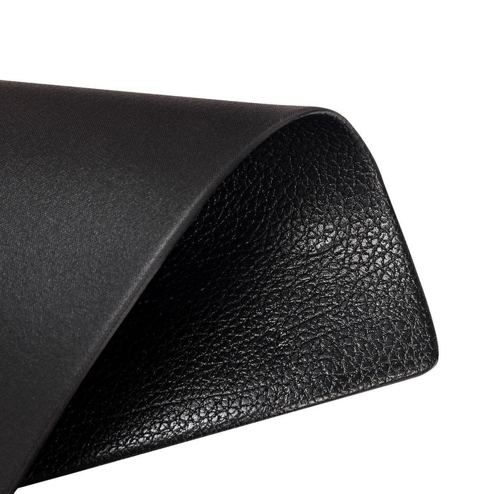 Costway Tapis De Yoga Tapis De Sol Tapis De Gym Pour Velo D’exercice Physique Protecteur De Plancher Anti-derapant Pour Le Yoga Noir