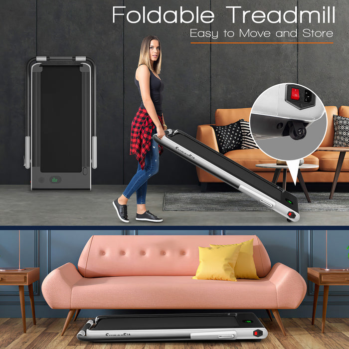 Tapis De Course Pliable 2,25cv Superfitavec Telecommande
