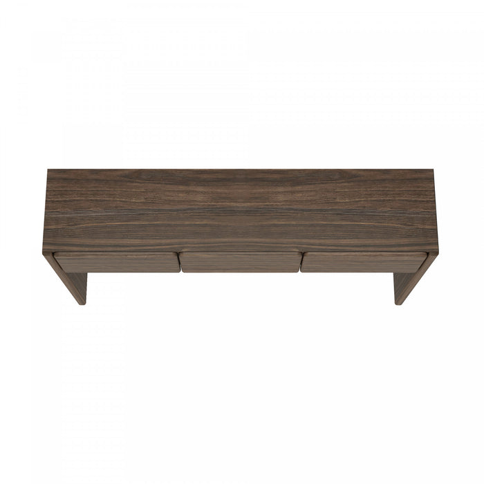 Console moderne Linda en noyer brun