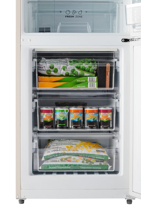 Réfrigérateur rétro iio de 11 pi³ à congélateur inférieur - ALBR1372W-R