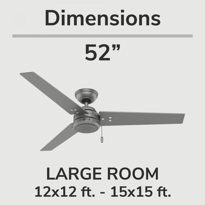 Ventilateur de plafond Cassius - Gris