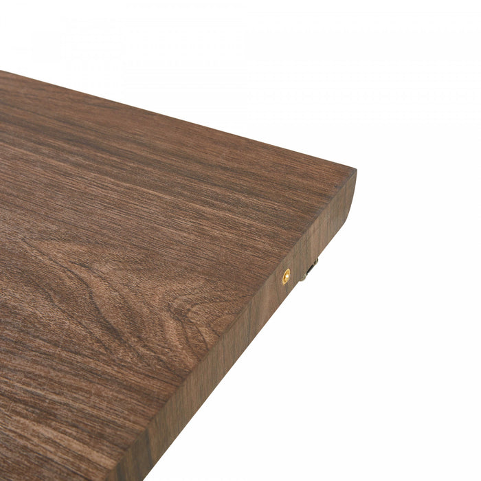 Table a manger extensible Lucas, finition noyer