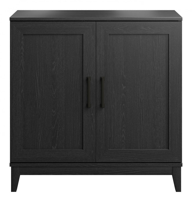 Modulr Armoire D’appoint A 1 Tablette Reglable – Chene Noir