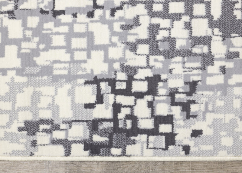 Carpette pixelisée Florence pour l’intérieur - 4 pi 7 po x 6 pi 7 po