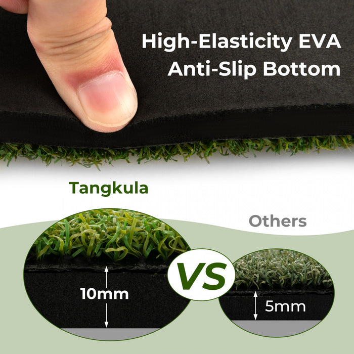 Costway 5 X 4 Ft Golf Frappant Mat Artificiel Interieur Exterieur Turf Golf Entrainement Mat 20 Mm