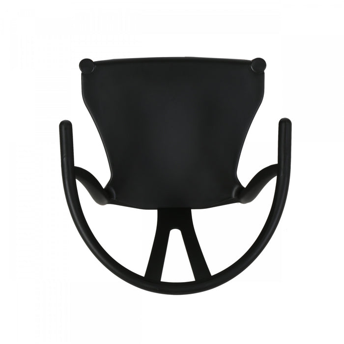 Lot De 2 Chaises De Salle À Manger Chasel Avec Assise En Polypropylène Et Pieds En Bois Massif - Noir