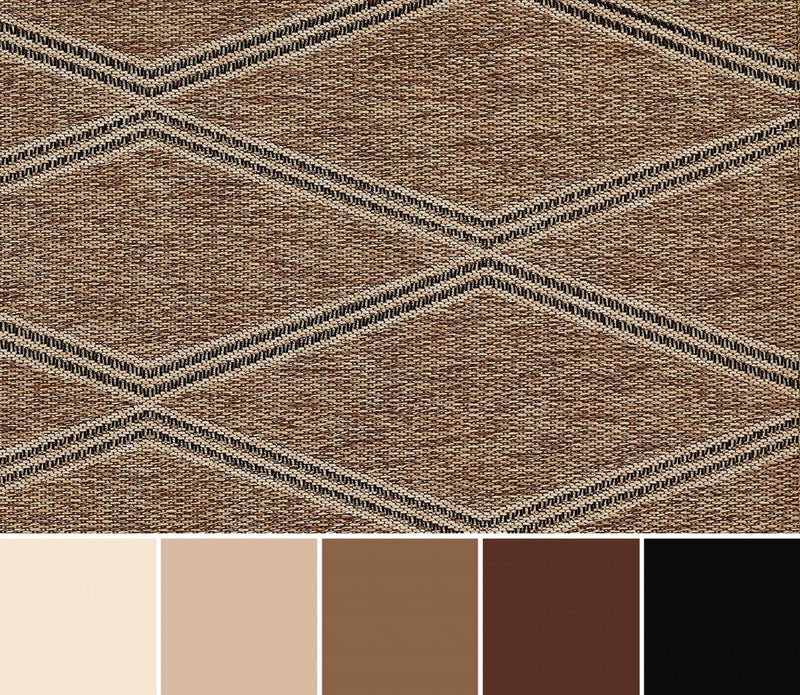 Tapis Transitionnel Cypress 5'3\" x 7'0\" en Ivoire