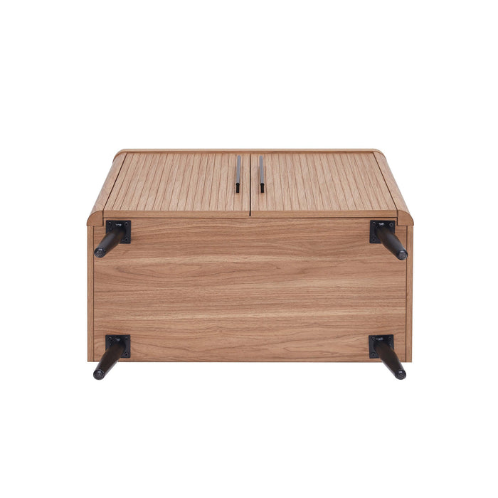 Jodie – Cabinet d’appoint cannele mi-siecle moderne 31\" en erable