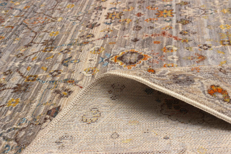 Tapis Traditionnel Zaina 5'0\" x 5'0\" en Gris