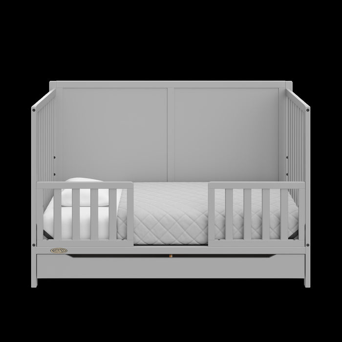 Graco Melrose Lit de bebe convertible 5-en-1 avec tiroir - Gris galet