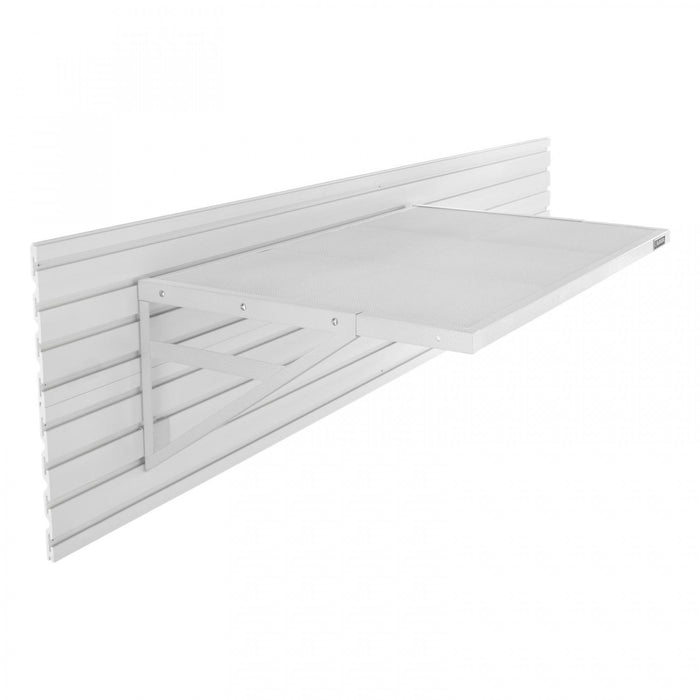 Tablette de rangement suspendue GearLoftMC Max de Gladiator - blanc martelé