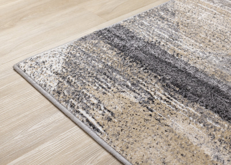 Tapis Dayton a motif de losanges vieillis, 5'3\" x 7'7\"