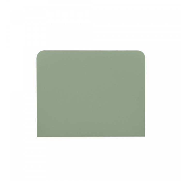 Table de nuit moderne Ella 20\" en vert sauge (1 tiroir) - Lot de 2