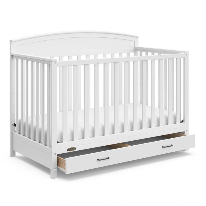 Graco Benton Lit de bebe convertible 5-en-1 avec tiroir - Blanc