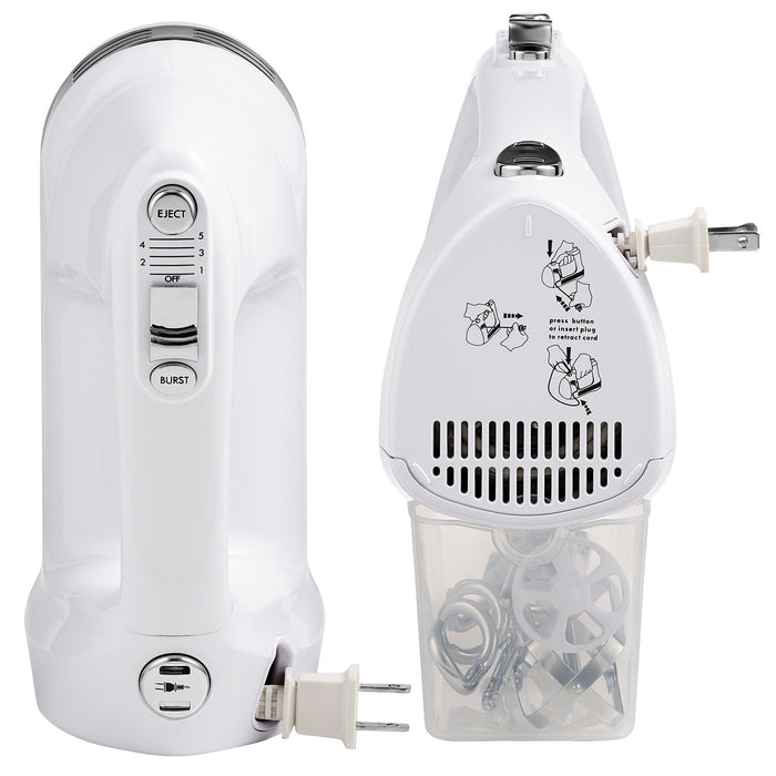 Batteur à main Kenmore à 5 vitesses et à cordon rétractable - KKHM5