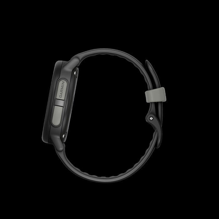 Montre intelligente pour enfants Garmin Bounce 2 Slate Gray - Suivi d'enfants, appels LTE, lecture de musique, jeux d'activite, recompenses pour les corvees, alertes de localisation en temps reel