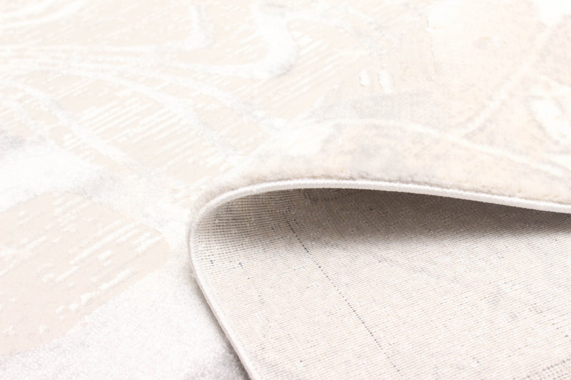 Tapis Contemporain/Moderne Echo 8'0\" x 10'0\" en Gris