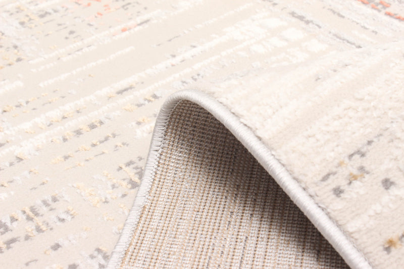 Tapis Contemporain/Moderne Quinn 5'0\" x 8'0\" en Gris