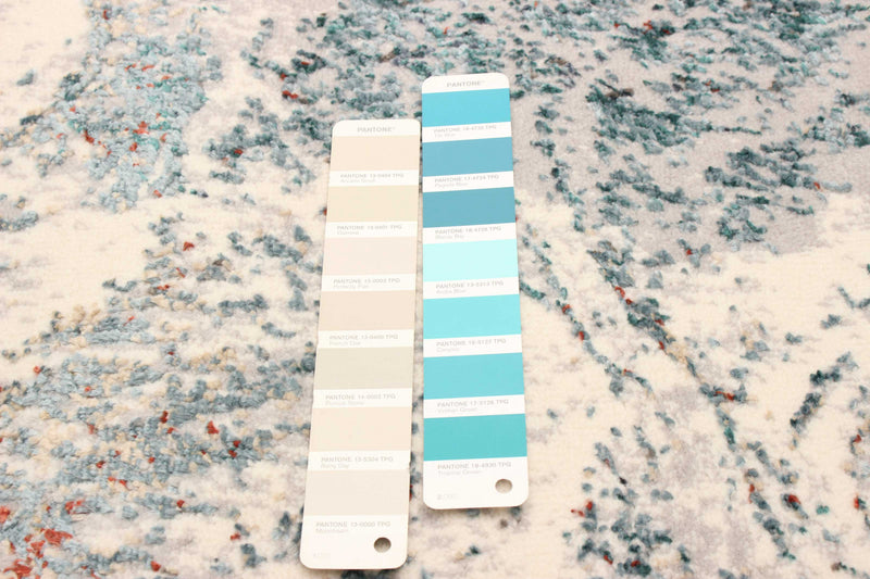 Carpette Tribeca bleu sarcelle - 5 pi 0 po x 8 pi 0 po