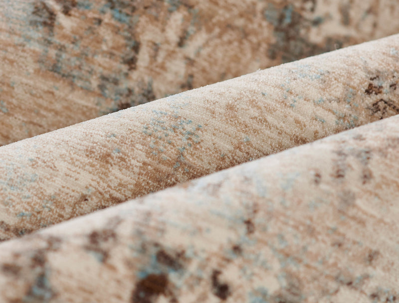 Tapis Traditionnel Malia 5'0\" x 7'9\" en Bleu