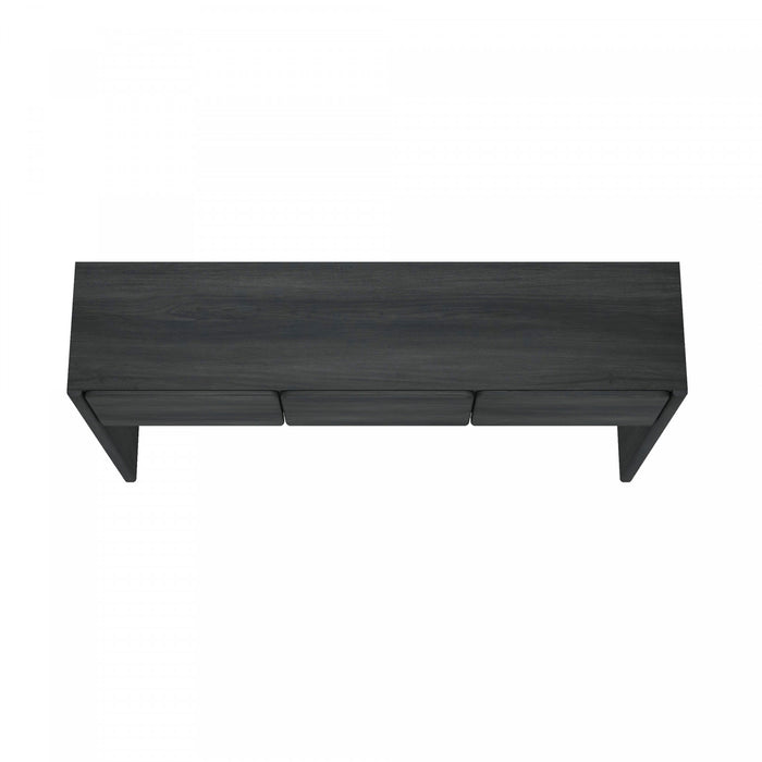 Console moderne Linda en gris charbon